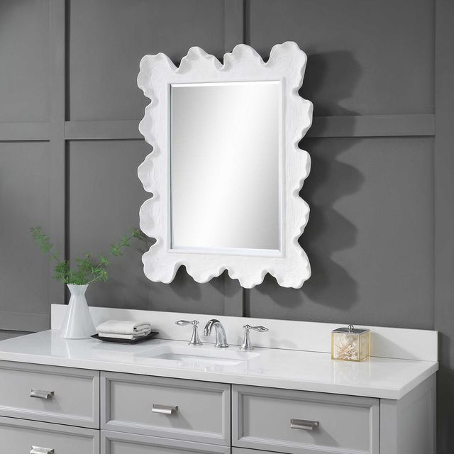 Uttermost® Sea Coral White Mirror-1