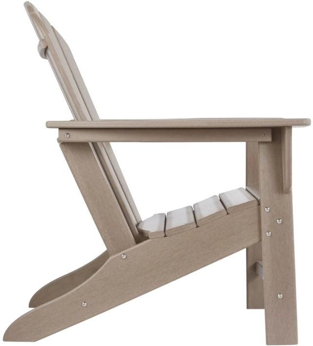 Signature Design by Ashley® Sundown Treasure Driftwood Plastic Outdoor Adirondack Chair-1