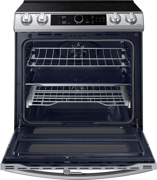 Samsung 30" Fingerprint Resistant Stainless Steel Slide-In Electric Range-1
