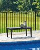 Signature Design by Ashley® Hyland Wave Black Plastic Outdoor Cocktail Table-4