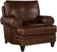 Bradington-Young Carrado Cognac 8-Way Tie Stationary Chair-0
