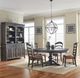 Liberty Furniture Paradise Valley 5-Piece Saddle Brown/Tobacco Pedestal Table Set-1