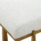 Uttermost® Midas Antique Gold/Driftwood Accent Bench-5