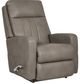 La-Z-Boy® Finley Pewter Leather Manual Rocking Recliner-0