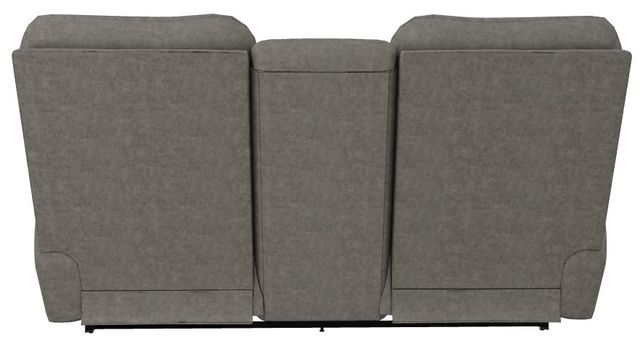 La-Z-Boy® Trouper Charcoal Manual Reclining Loveseat with Console-3