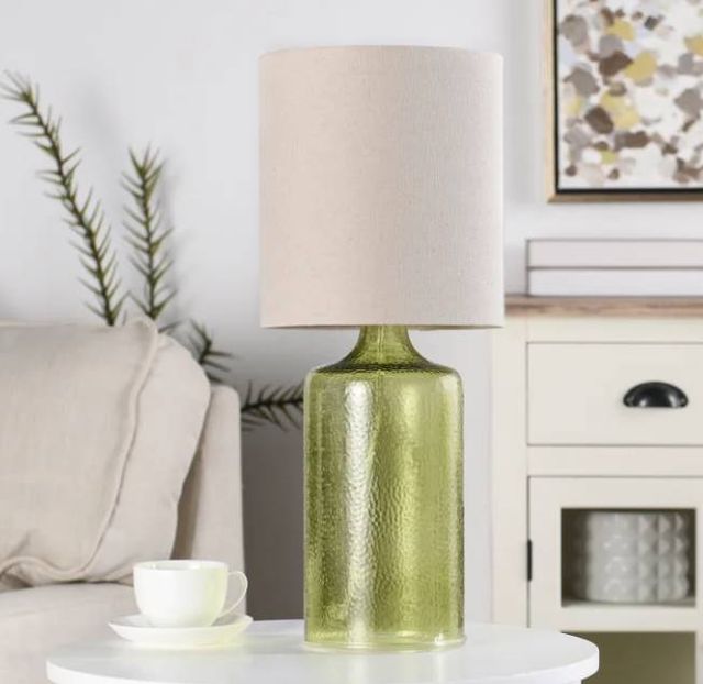 Stylecraft Meadow Green/Natural Table Lamp -4
