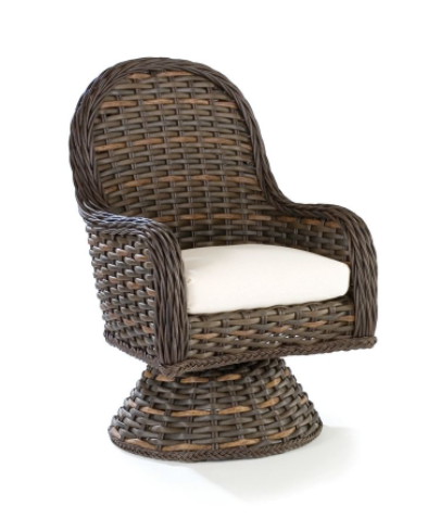 Lane Venture® South Hampton Brown Swivel Dining Chair-0