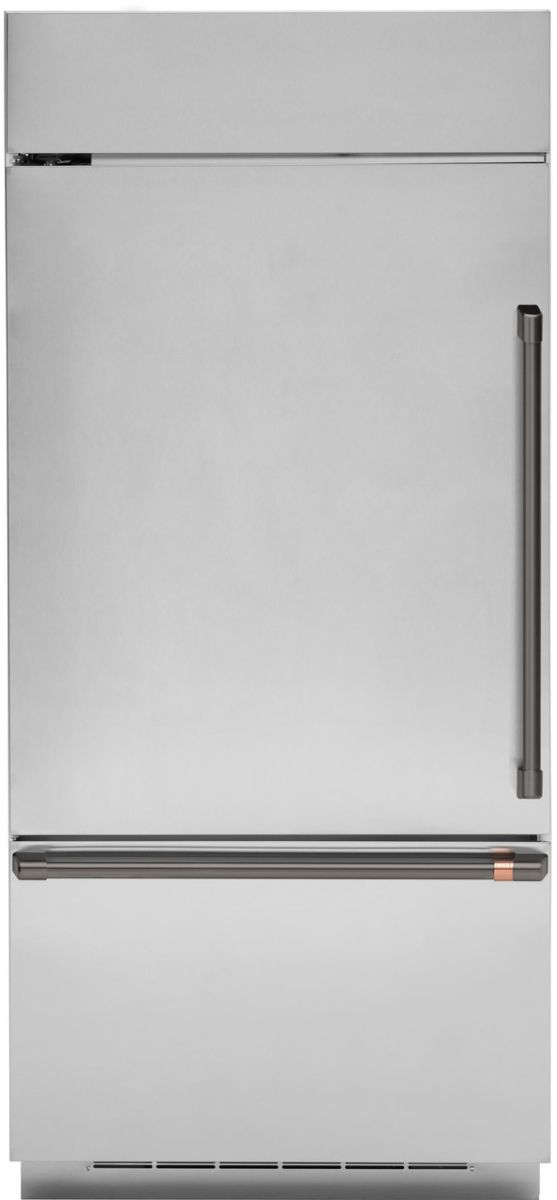 Café™ 36" Brushed Black Refrigeration Handle Kit-2