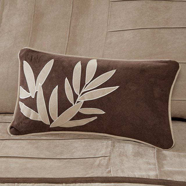 Olliix by Madison Park 7 Piece Beige King Dune Comforter Set-4