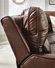Signature Design by Ashley® DeepWakes 7-Piece Canyon Right Arm Facing Power Reclining Sectional with Chaise and Storage Consoles-4