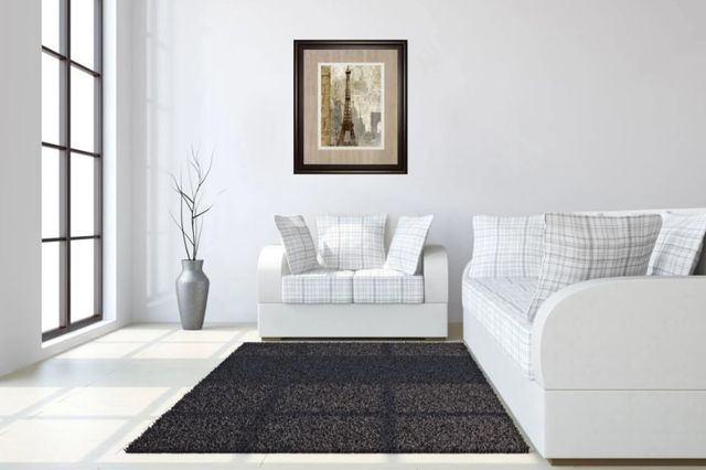 Classy Art Beige/Brown April in Paris by Mallett, K Wall Art-2