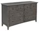 Cottage Creek Furniture Bridgeport Fossil Gray Dresser-0