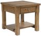 Signature Design by Ashley® Vandenmore Medium Brown Rectangular End Table-0