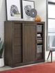 aspenhome® Modern Loft Brownstone Sliding Door Chest-1