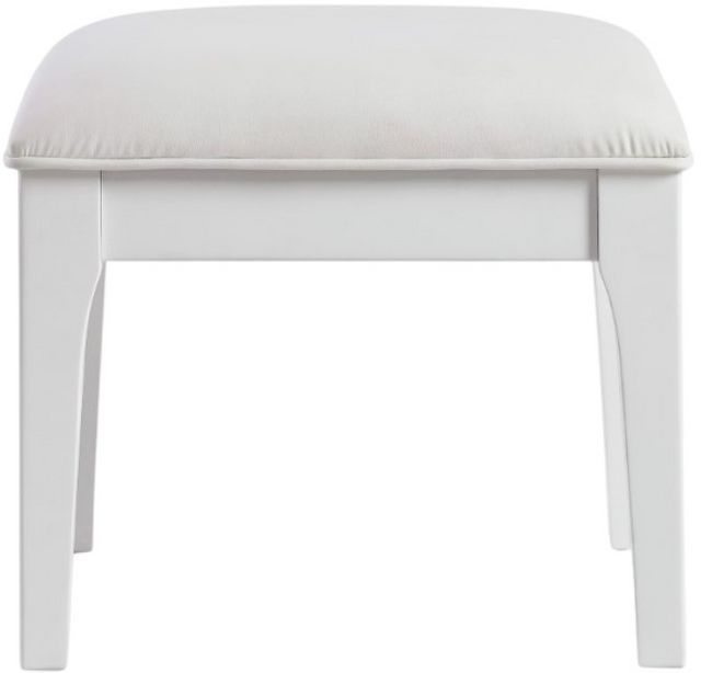 Signature Design by Ashley® Chalanna White Vanity Stool-1