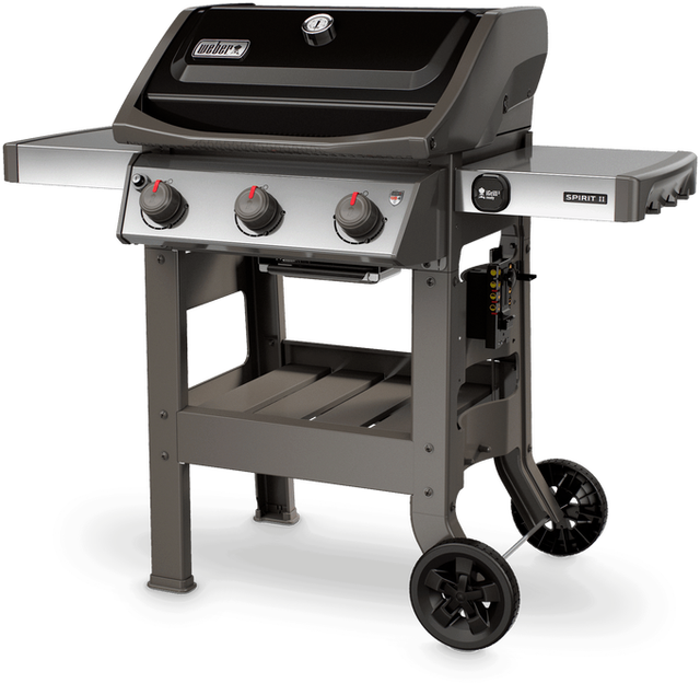 Weber® Spirit® II E-310 3-Burner Black Freestanding Liquid Propane Gas Grill-1