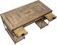 Hooker® Furniture Saint Armand Antique Bronze/Light Natural Writing Desk-4