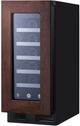 Summit® 2.2 Cu. Ft. Panel Ready Built-In Wine Cooler -3