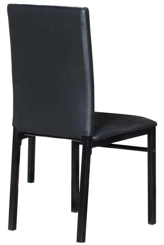 Mazin Furniture Tempe II 5-Piece Black/Dark Brown Dinette Set-3