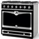 La Cornue CornuFé 90 AlberTine 36" Gloss Black Pro Style Dual Fuel Range-1