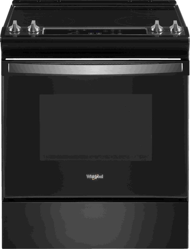 Whirlpool® 30" Black Stainless Slide In Electric Range