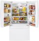 GE® 36" 27 Cu. Ft. White French Door Refrigerator with Internal Water Dispenser-3