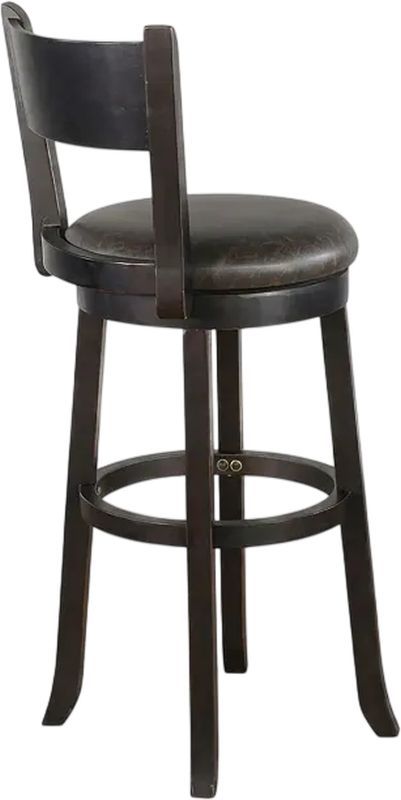 Sunny Designs™ Scottsdale Black Walnut 17" Swivel Bar Stool-3