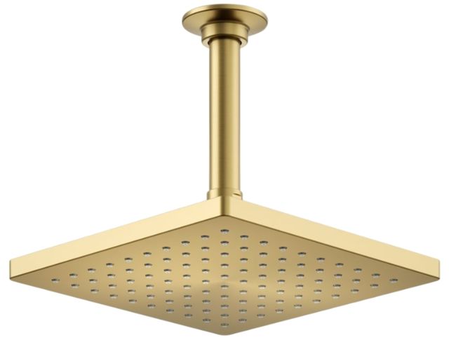 KOHLER® Honesty® Vibrant Brushed Moderne Brass 1.75 GPM 8" Single-Function Rainhead-0