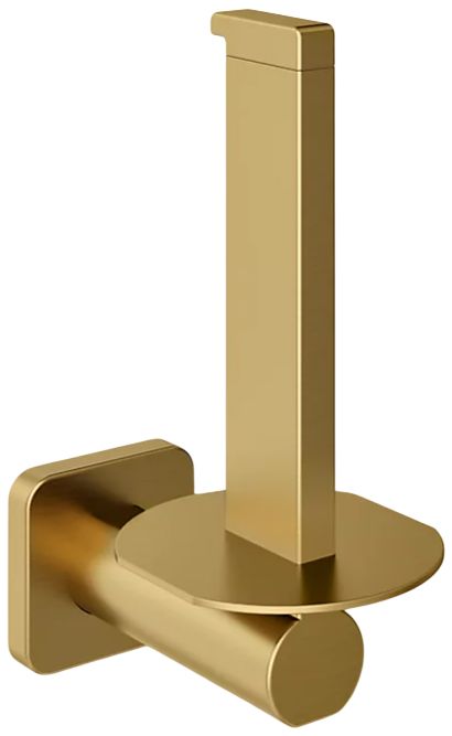 KOHLER® Parallel® Vibrant Brushed Moderne Brass Vertical Toilet Paper Holder-0