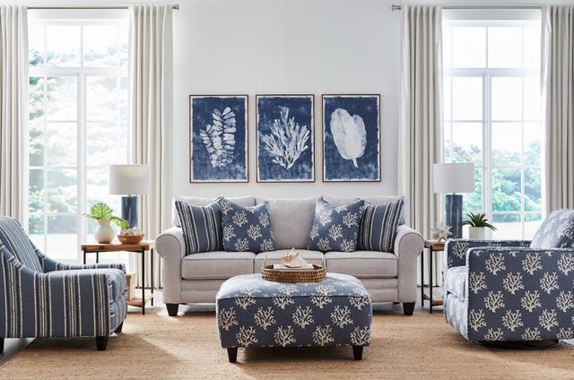 Fusion Furniture Wowza Sea Grove Navy Accent Chair-1