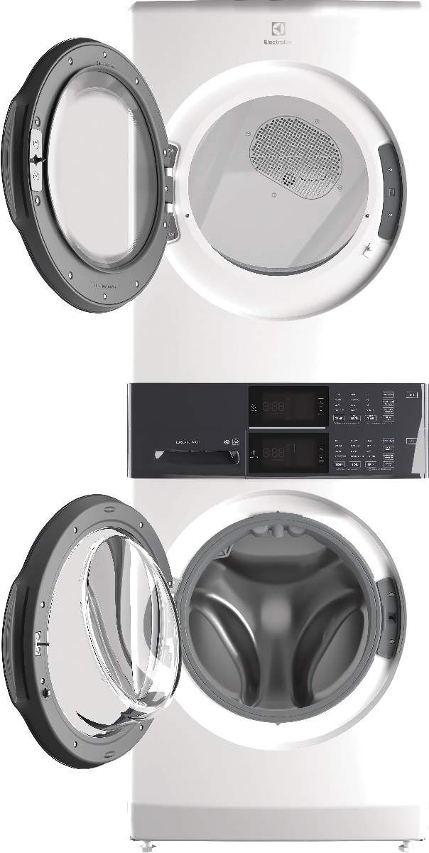 Electrolux Laundry Tower™ White  Electric Laundry Center, 5.1 Cu. Ft. Washer, 8.0 Cu. Ft. Dryer-1