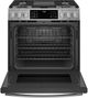 GE Profile™ 30" Fingerprint Resistant Stainless Steel Smart Slide-In Dual Fuel Natural Gas Range with No Preheat Air Fry and Convection-3
