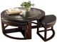 Signature Design by Ashley® Marion 3-Piece Dark Brown Cocktail Table Set-1