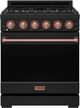 Thor Kitchen Gordon Ramsay Collection 30" Stainless Steel Pro Style Liquid Propane Range with Precision Knob Control in Rose Gold Trim-0