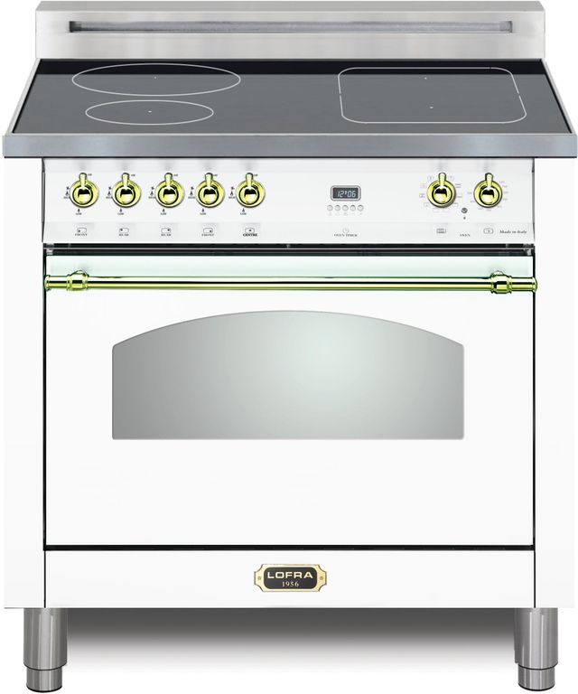 Lofra® Dolcevita 30" White Pro Style Induction Range -0