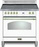 Lofra® Dolcevita 30" White Pro Style Induction Range -0