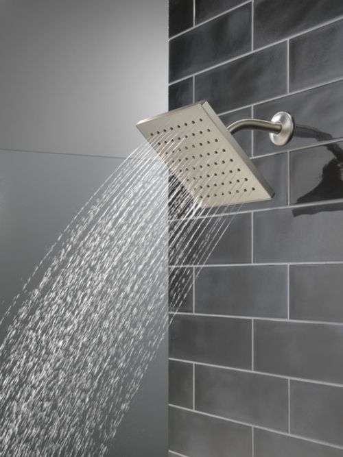 Peerless Universal Showering Components Brushed Nickel 1-Setting Shower Head-1