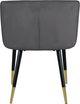Meridian Furniture Louise Gray Velvet Dining Chair-2