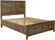 Liberty Furniture Ridgecrest 4-Piece Cobblestone King Panel Storage Bedroom Set-2