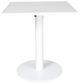 CabanaCoast® Customizable Origin Aluminum 32'' Outdoor Square Pedestal Balcony Table-1