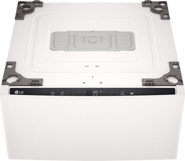 LG SideKick® 27” W x 15" H Alpine White Laundry Pedestal with Detergent and Softener Dispensers-0