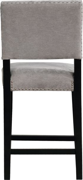 Linon Corey Dark Gray Washed Counter Stool-2