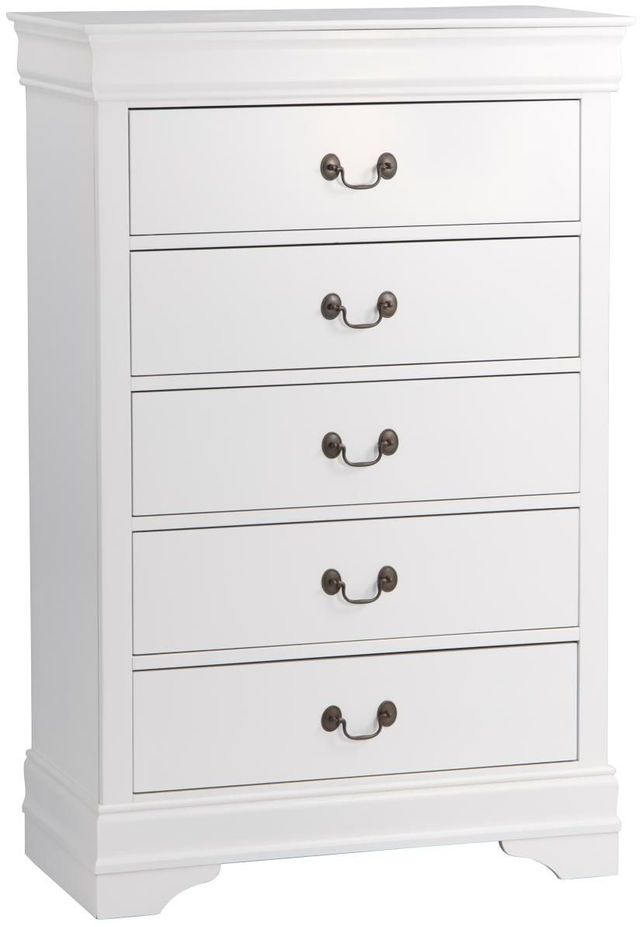 Mazin Furniture Mayville White Chest-0