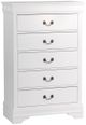 Mazin Furniture Mayville White Chest-0