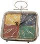A & B Home Blue/Green/Red/Yellow Metal Clock-0