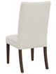 Fairfield® Customizable Entree Dining Concave Tall Back Dining Chair with Tobacco Legs and Buttons-3