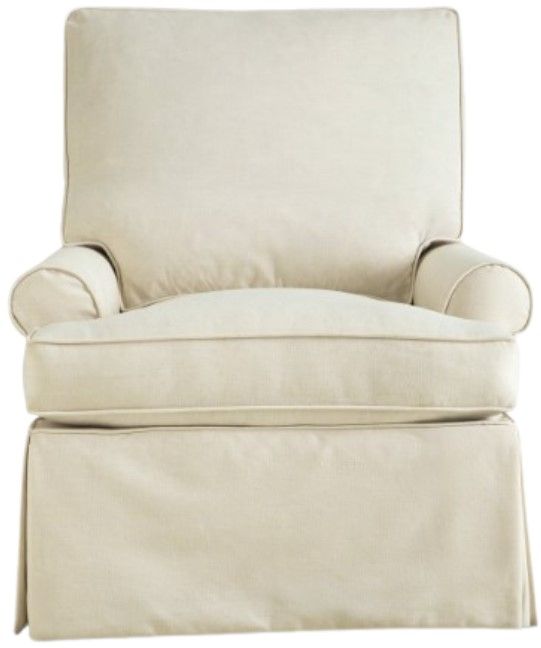 Craftmaster® Customizable Soft Haven Swivel Chair with Slipcover-4