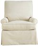 Craftmaster® Customizable Soft Haven Swivel Chair with Slipcover-4