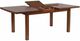 TEI Wolf Creek Burnished Walnut Dining Table with 20" Butterfly Leaf-1