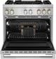 JennAir® RISE™ 36" Stainless Steel Pro Style Dual Fuel Range-2
